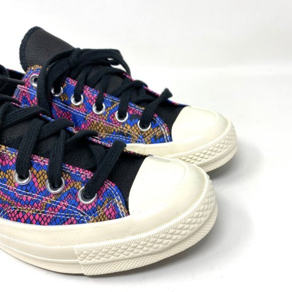 Converse CHUNK 70 OX Blue Pink Egret Canvas Low Top Sneaker Women's Size 570265C - Picture 11 of 11